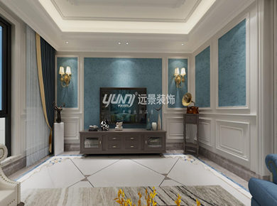 【遠(yuǎn)景裝飾】金輝泊舍疊拼別墅/別墅/280/總價(jià)：22萬元