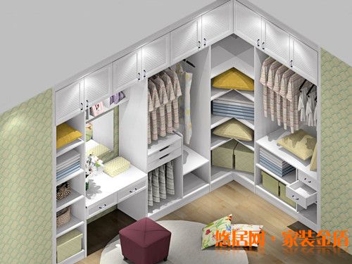 設(shè)計步入式衣帽間的技巧